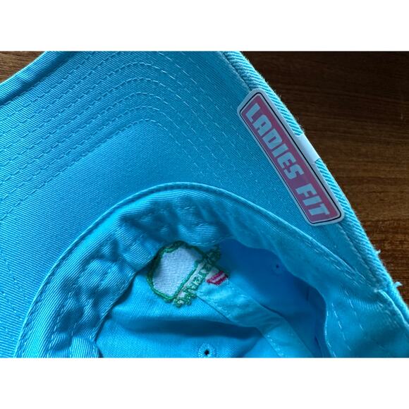 Masters 2014 Tournament Hat Licensed Light Blue Pink Womens Ladies Cap Adjust - Picture 5 of 7